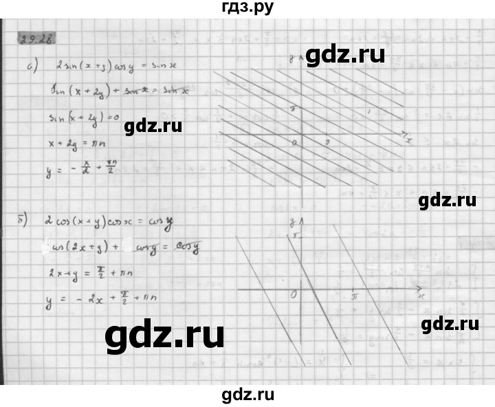 ГДЗ по алгебре 10 класс Мордкович Учебник, Задачник Базовый и углубленный уровень §29 - 29.28, Решебник к задачнику 2016