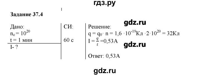 ГДЗ по физике 8 класс Ханнанова рабочая тетрадь  § 37 - 4, Решебник