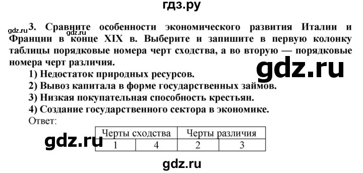 ГДЗ по истории 8 класс Юдовская рабочая тетрадь История Нового времени (Всеобщая)  (§22) - 3, Решебник к тетради 2016