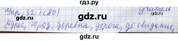 ГДЗ по русскому языку 1 класс Иванов рабочая тетрадь  выполни упражнение - 32, Решебник №1 2016