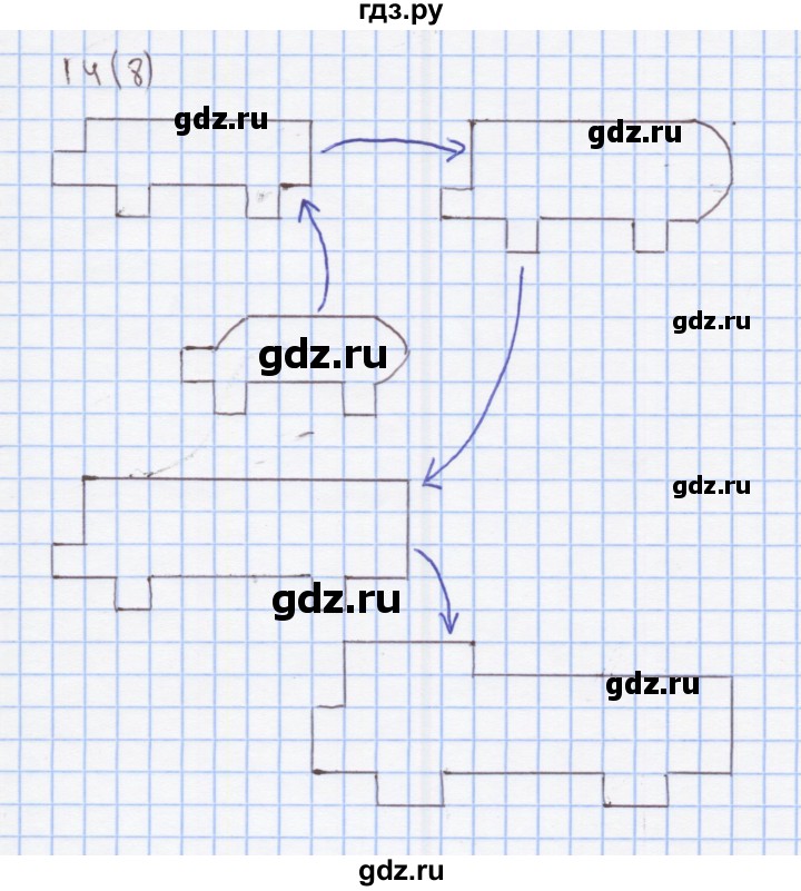 ГДЗ по математике 3 класс Бененсон рабочая тетрадь (Аргинская)  тетрадь №1. страница - 8, Решебник