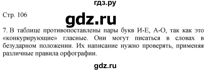 ГДЗ по русскому языку 4 класс Желтовская   часть 2. страница - 106, Решебник 2023