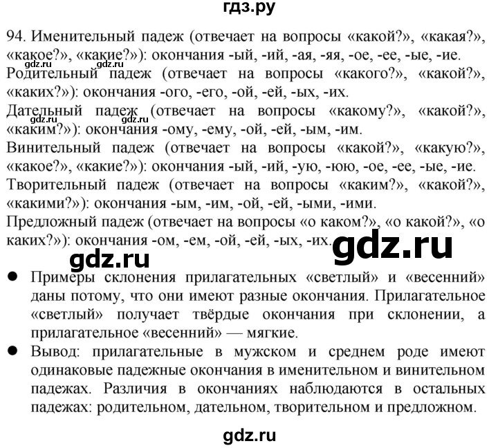 ГДЗ по русскому языку 4 класс Желтовская   часть 2. страница - 52, Решебник 2023