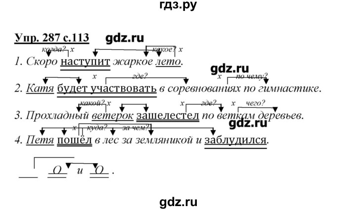 Русский язык 4 класс желтовская ответы