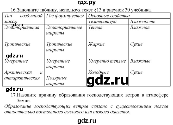 ГДЗ по географии 7 класс  Николина мой тренажер (Алексеев)  страница - 14, Решебник 2015