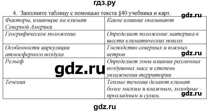 ГДЗ по географии 7 класс  Николина мой тренажер (Алексеев)  страница - 59, Решебник 2015