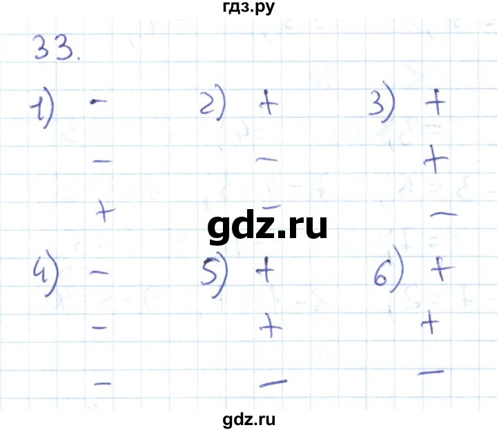 ГДЗ по математике 1 класс Истомина рабочая тетрадь  часть 2. упражнение - 33, Решебник №1 к тетради 2022
