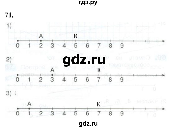 ГДЗ по математике 1 класс Истомина рабочая тетрадь  часть 1. упражнение - 71, Решебник 2023