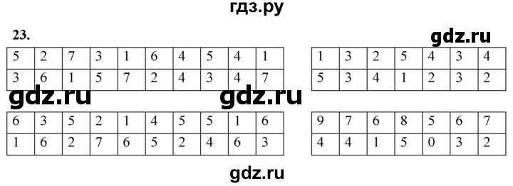 ГДЗ по математике 1 класс Истомина рабочая тетрадь  часть 2. упражнение - 23, Решебник 2023