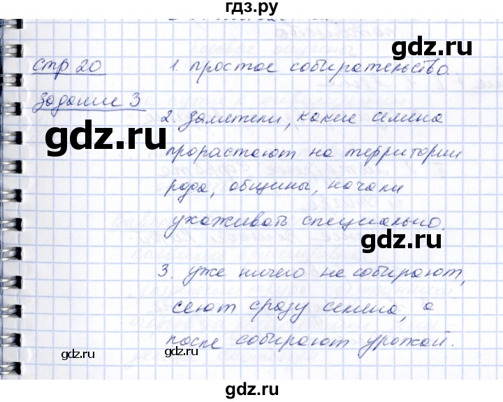 ГДЗ по истории 5 класс  Данилов рабочая тетрадь  страница / Часть 1 - 20, Решебник