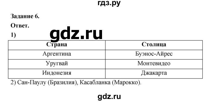 ГДЗ по географии 10‐11 класс Максаковский рабочая тетрадь Базовый уровень тема 4 - 6, Решебник 2024