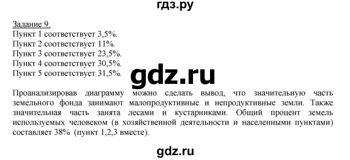 ГДЗ по географии 10‐11 класс Максаковский рабочая тетрадь Базовый уровень тема 2 - 9, Решебник 2017