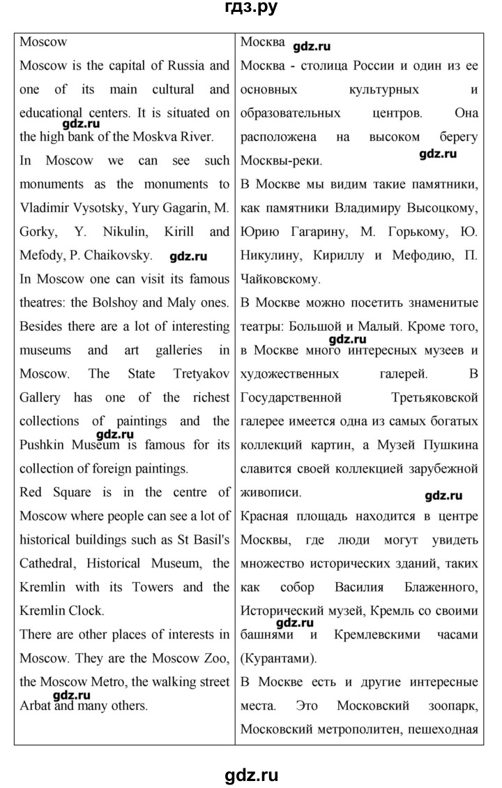 ГДЗ по английскому языку 6 класс Афанасьева   часть 1. страница - 47, Решебник №1 к учебнику 2016