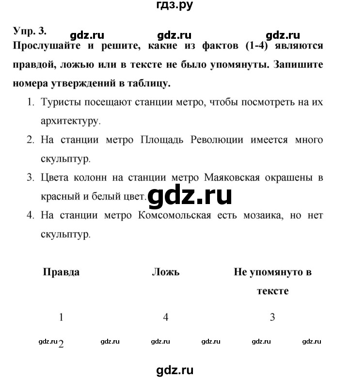ГДЗ по английскому языку 6 класс Афанасьева   module 1 - 3, Решебник к тетради 2023