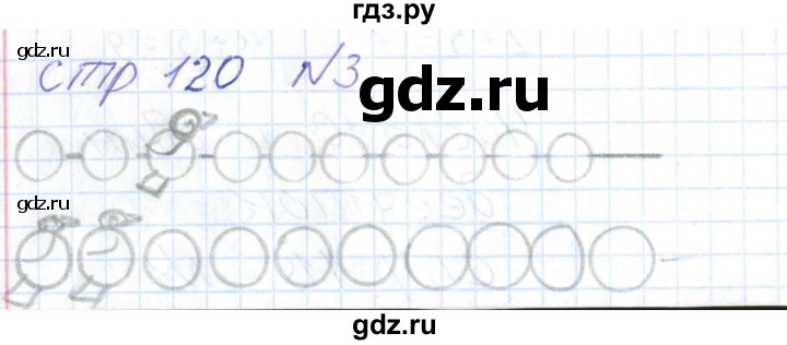 ГДЗ по математике 1 класс Захарова тетрадь для самостоятельной работы  тетрадь №1. страница - 120, Решебник