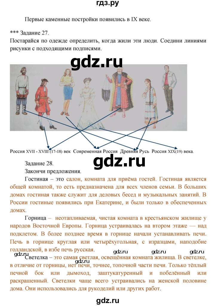 ГДЗ по окружающему миру 3 класс Виноградова рабочая тетрадь  часть 2 (страница) - 13, Решебник