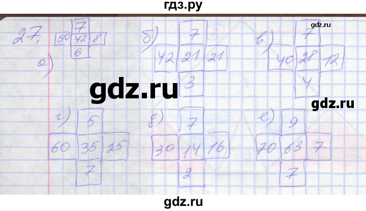 ГДЗ по математике 3 класс Истомина рабочая тетрадь  часть №1 - 27, Решебник №1