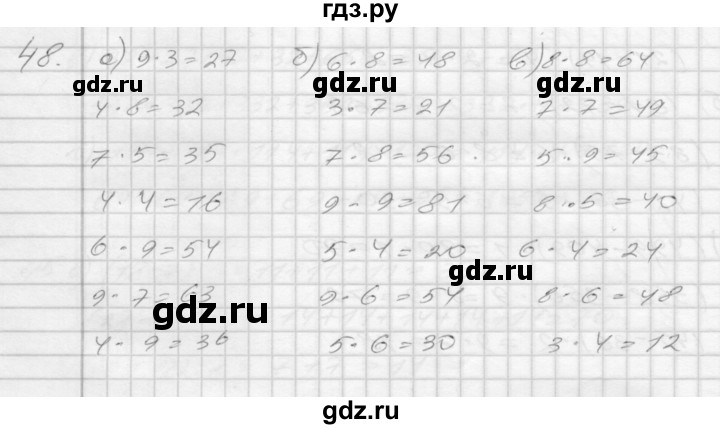 ГДЗ по математике 3 класс Истомина рабочая тетрадь  часть №1 - 48, Решебник №1