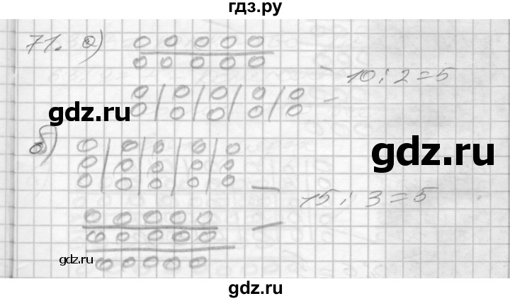 ГДЗ по математике 3 класс Истомина рабочая тетрадь  часть №1 - 71, Решебник №1