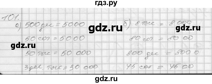 ГДЗ по математике 3 класс Истомина рабочая тетрадь  часть №2 - 101, Решебник №1