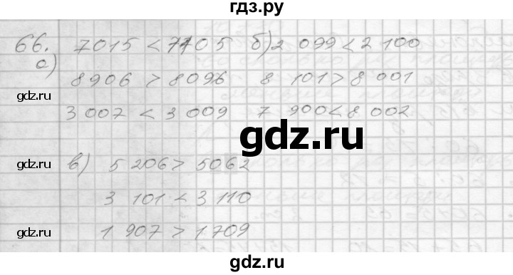 ГДЗ по математике 3 класс Истомина рабочая тетрадь  часть №2 - 66, Решебник №1