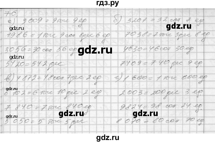 ГДЗ по математике 3 класс Истомина рабочая тетрадь  часть №2 - 76, Решебник №1