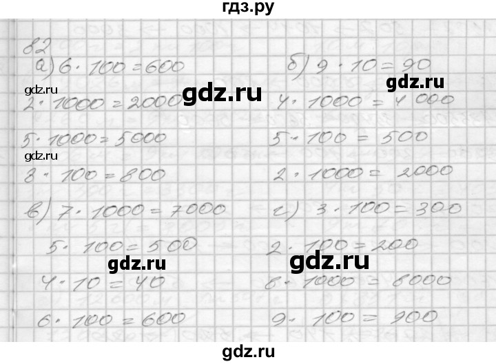 ГДЗ по математике 3 класс Истомина рабочая тетрадь  часть №2 - 82, Решебник №1