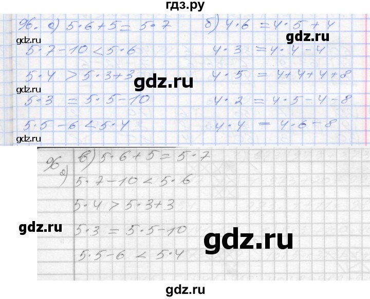 ГДЗ по математике 3 класс Истомина рабочая тетрадь  часть 1 - 96, Решебник №1 2015