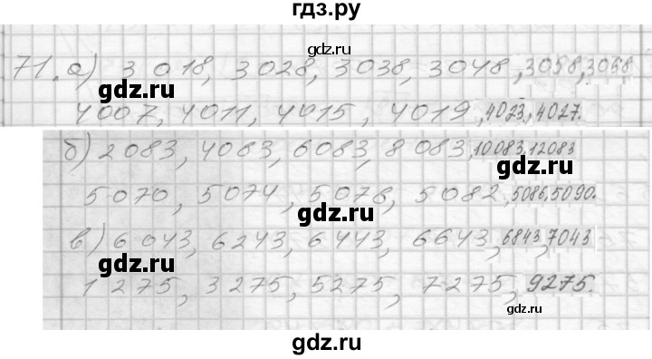 ГДЗ по математике 3 класс Истомина рабочая тетрадь  часть 2 - 71, Решебник №1 2015