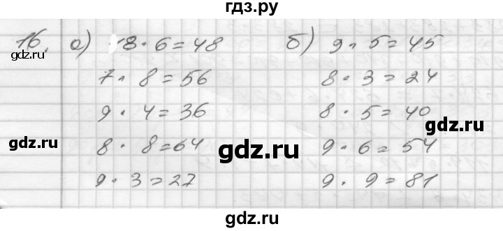 ГДЗ по математике 3 класс Истомина рабочая тетрадь  часть 1 - 16, Решебник 2022