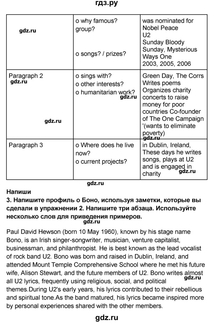 ГДЗ по английскому языку 8 класс Комарова рабочая тетрадь  страница - 12, Решебник