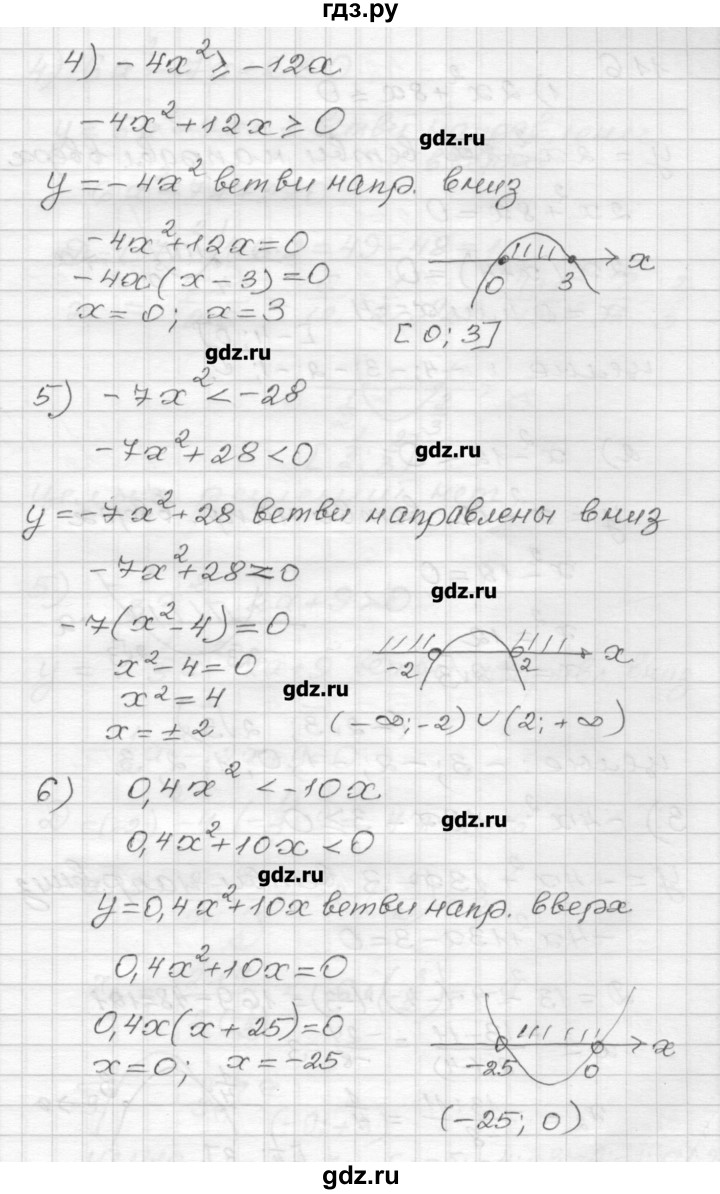 ГДЗ по алгебре 9 класс Мерзляк дидактические материалы  вариант 2 - 114, Решебник