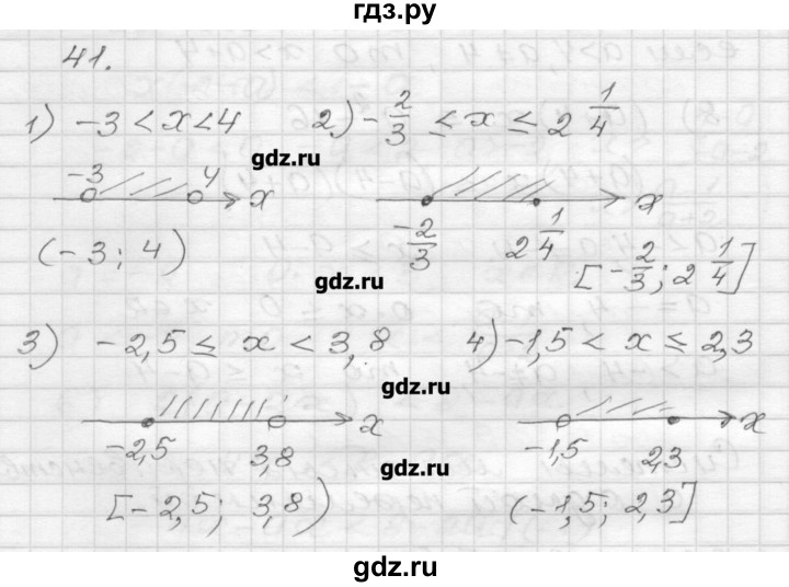 ГДЗ по алгебре 9 класс Мерзляк дидактические материалы  вариант 3 - 41, Решебник