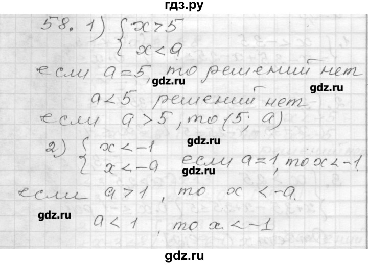 ГДЗ по алгебре 9 класс Мерзляк дидактические материалы  вариант 3 - 58, Решебник