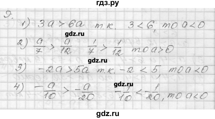 ГДЗ по алгебре 9 класс Мерзляк дидактические материалы  вариант 3 - 9, Решебник