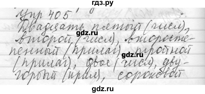 ГДЗ по русскому языку 6 класс Бунеев   упражнение - 405, Решебник