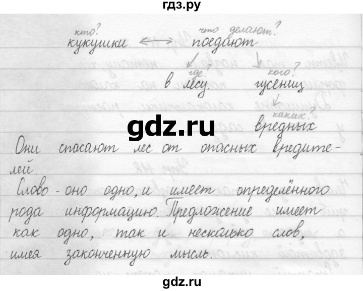 ГДЗ по русскому языку 2 класс Рамзаева тетрадь для упражнений  упражнение - 119, Решебник 2017 №1