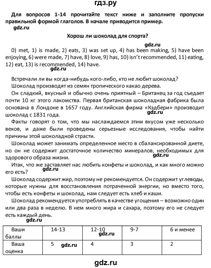 Готовый проект по английскому языку 8 класс