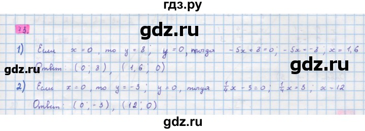 ГДЗ по алгебре 10 класс Колягин  Базовый и углубленный уровень упражнение - 73, Решебник