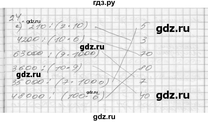 ГДЗ по математике 4 класс Истомина рабочая тетрадь  часть 1 - 24, Решебник №1