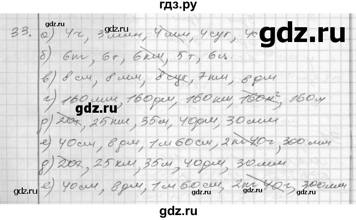 ГДЗ по математике 4 класс Истомина рабочая тетрадь  часть 2 - 33, Решебник №1