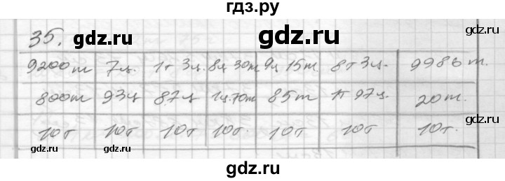 ГДЗ по математике 4 класс Истомина рабочая тетрадь  часть 2 - 35, Решебник №1