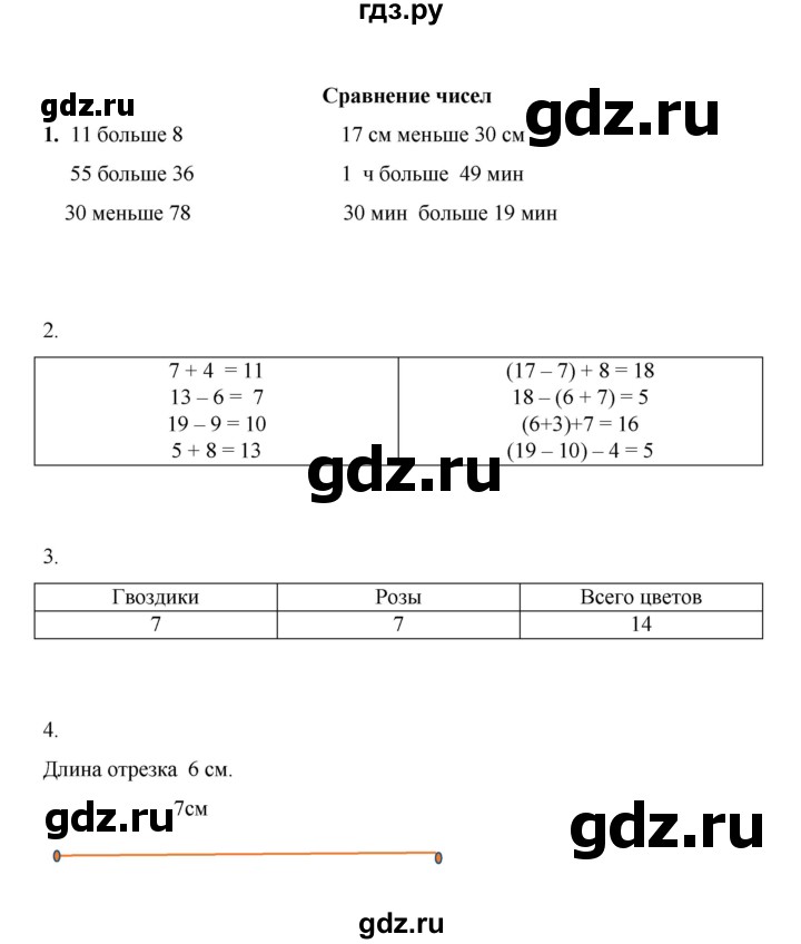 ГДЗ по математике 2 класс Рудницкая рабочая тетрадь  часть 1 (страница) - 12, Решебник к учебнику 2023