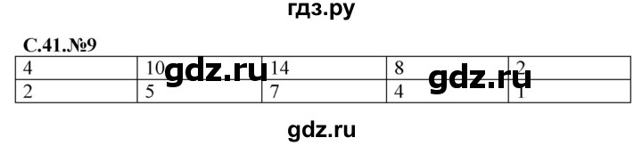 ГДЗ по математике 2 класс Рудницкая рабочая тетрадь  часть 1 (страница) - 41, Решебник №2 к учебнику 2014