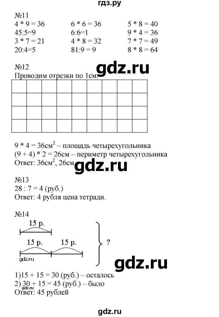 ГДЗ по математике 2 класс Рудницкая рабочая тетрадь  часть 2 (страница) - 33, Решебник №1 к учебнику 2014