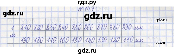 ГДЗ по математике 3 класс Захарова тетрадь для самостоятельной работы  часть 1. задание - 147, Решебник №1