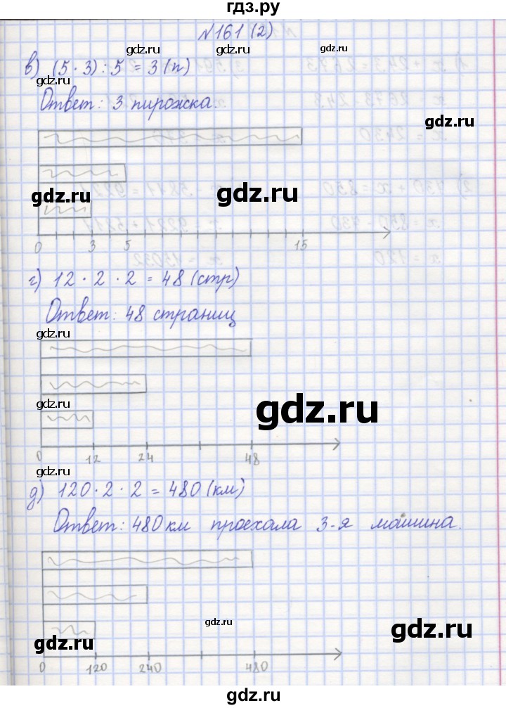 ГДЗ по математике 3 класс Захарова тетрадь для самостоятельной работы к учебнику Чекина  часть 1. задание - 161, Решебник №1