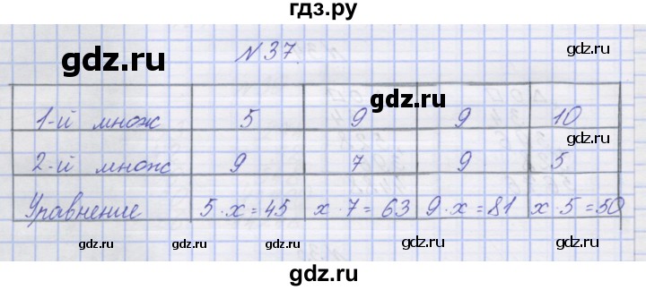 ГДЗ по математике 3 класс Захарова тетрадь для самостоятельной работы  часть 2. задание - 37, Решебник №1