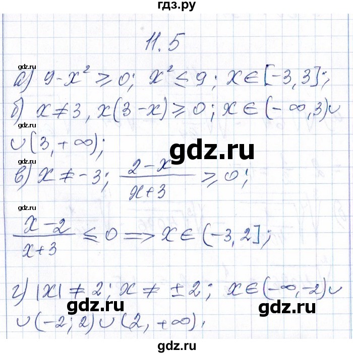 ГДЗ по алгебре 8‐9 класс Галицкий Сборник задач  § 11 - 11.5, Решебник №1