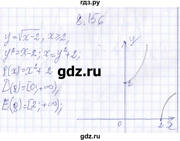 ГДЗ по алгебре 8‐9 класс Галицкий Сборник задач  § 8 - 8.156, Решебник №1